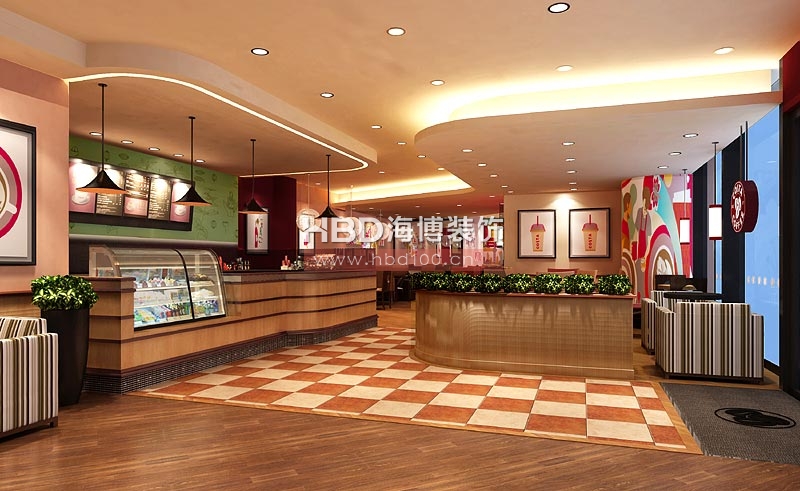 太陽新天地店咖啡店裝修 收銀區(qū)效果圖 太陽新天地店咖啡店裝修 收銀區(qū)效果圖