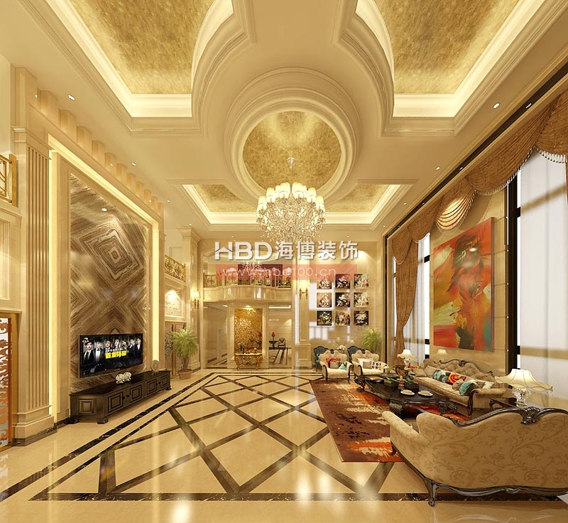 高品位別墅裝修設(shè)計,客廳裝修.jpg