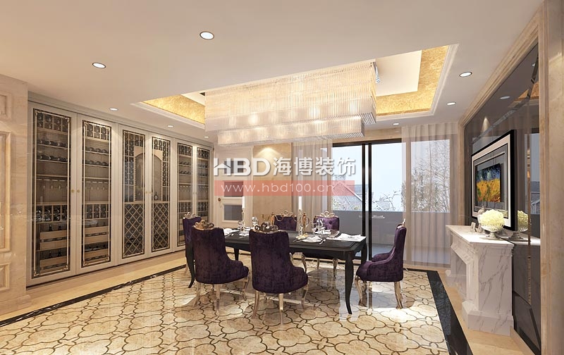 歐式別墅裝修,餐廳設計效果圖.jpg 歐式別墅裝修,餐廳設計效果圖.jpg