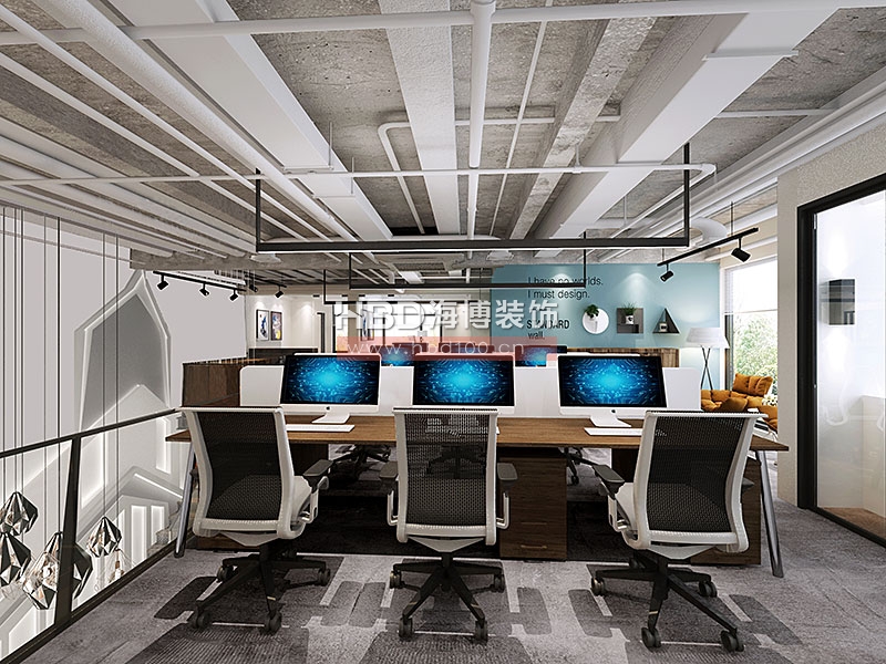 loft風格辦公室,科技公司辦公室裝修,loft裝修風格,海博裝飾.jpg loft風格辦公室,科技公司辦公室裝修,loft裝修風格,海博裝飾.jpg